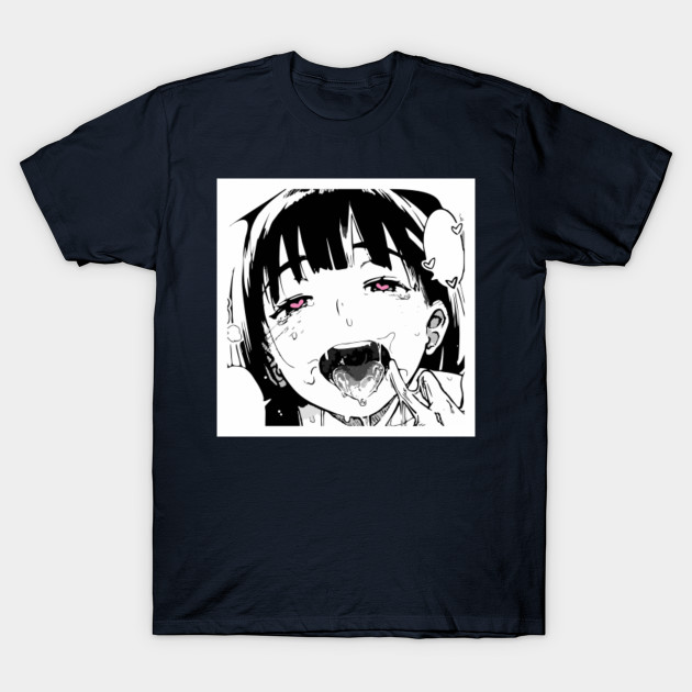 Ahegao Shirt Anime Tee Manga Tshirt - Ahegao Face - T-Shirt | TeePublic