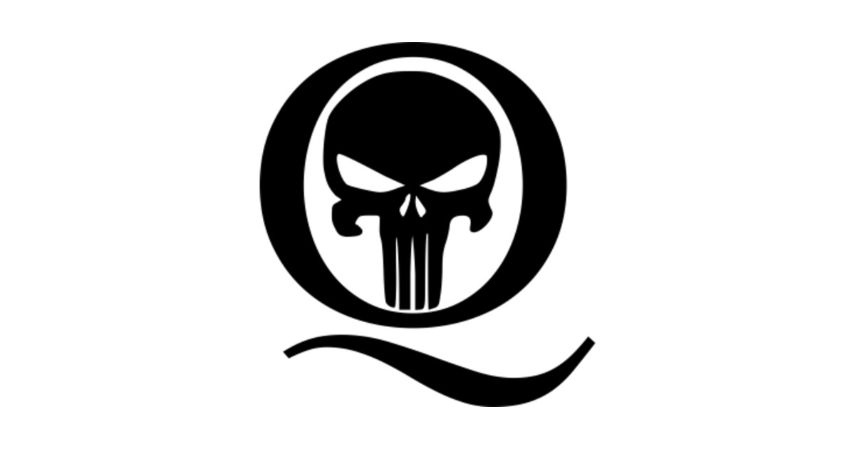 QAnon Q and Punisher Skull - Qanon - T-Shirt | TeePublic