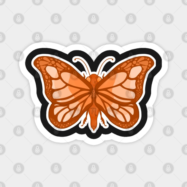 Scorpio Monarch Butterfly Magnet by Punk-Creations