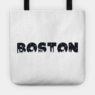 Boston Cityscape Letters Tote