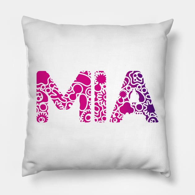 MIA NAME Pillow by YourStyleB