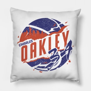 Charles Oakley New York Skyball Pillow