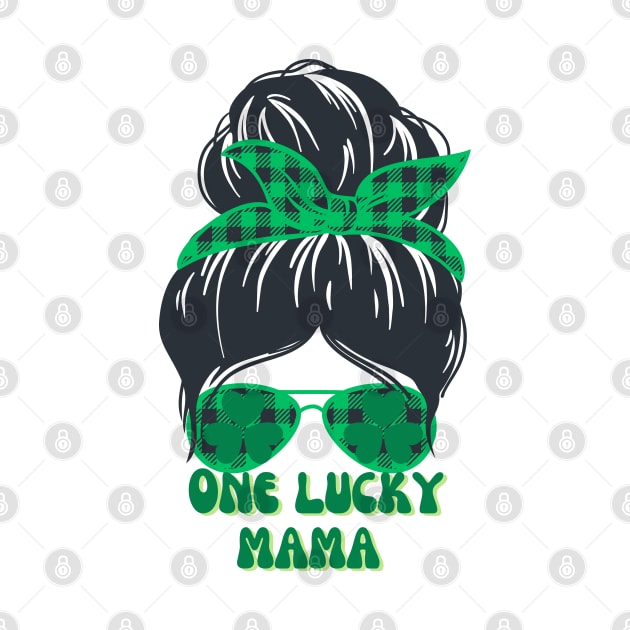 One lucky mama st patricks day by Beyond TShirt