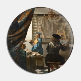 The Art of Painting by Jan Vermeer Pin