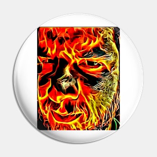 Burning Man Pin