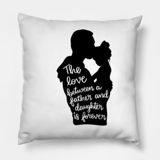 Father and daughter Pillow