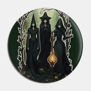 Creepy Forest Coven Pin