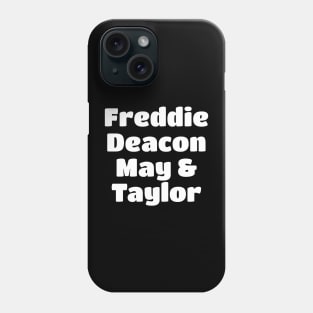 Queen Band Member White Type Phone Case