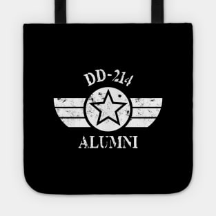 dd 214 alumni war soldier who finnished their service Tote