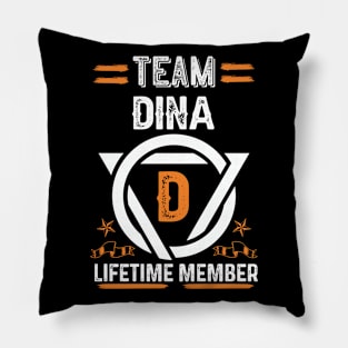 Team dina Lifetime Member, Family Name, Surname, Middle name Pillow