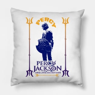 percy jackson and the olympians Walker Scobell graphic design Pillow