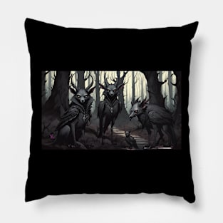 Gothic Wood Pillow