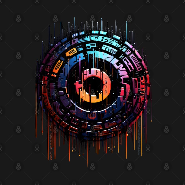 Techno disk by ArtWearSplash