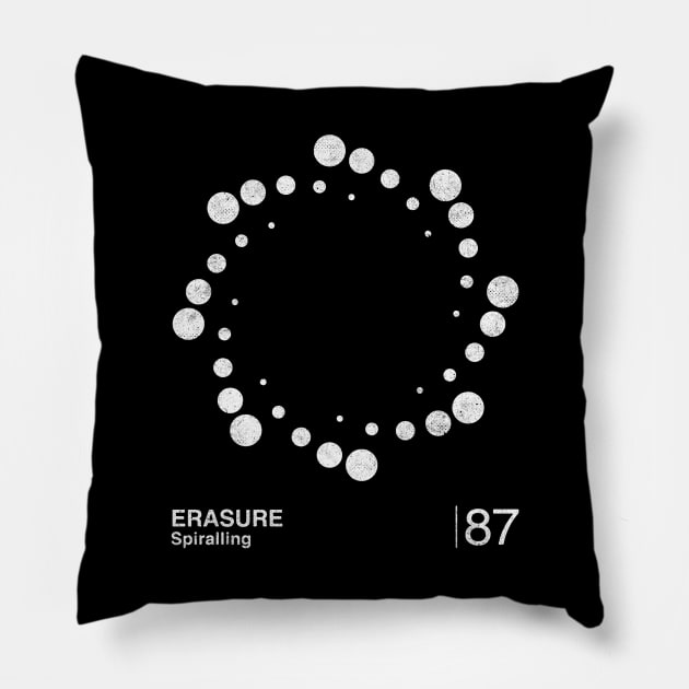 Spiralling / Minimalist Graphic Artwork Design T-Shirt Pillow by saudade