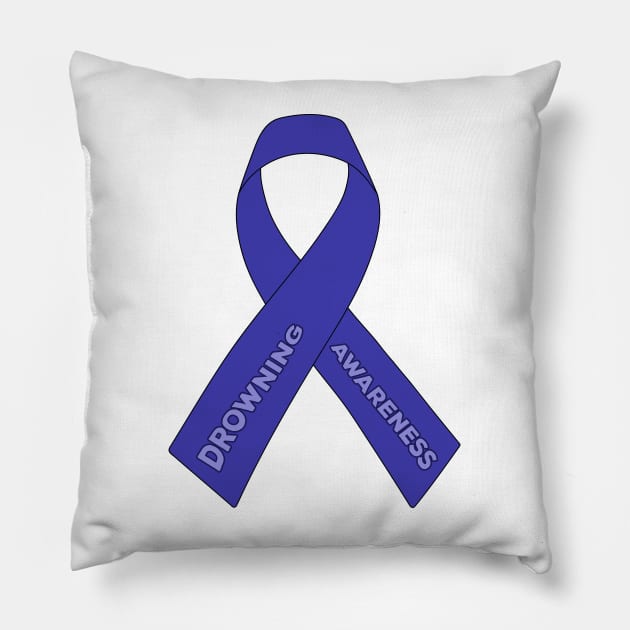 Drowning Awareness Pillow by DiegoCarvalho