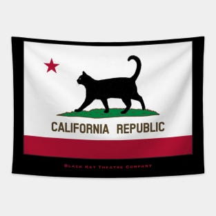 Black Kat Theatre California Flag Tapestry