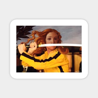 Venus by Sandro Botticelli and Beatrix Kiddo in Kill Bill Magnet