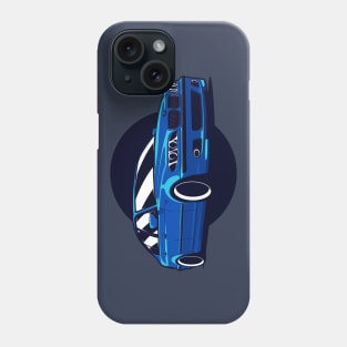 Blue E46 Sedan Phone Case