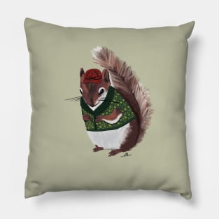 Squirrely Squirrel Pillow