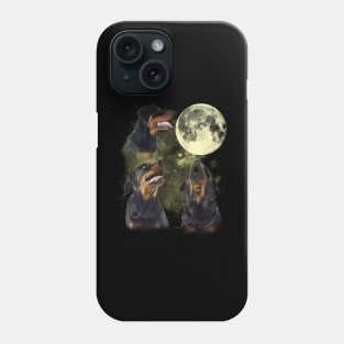 Classic Dog Breed Rottweilers The Moon Phone Case