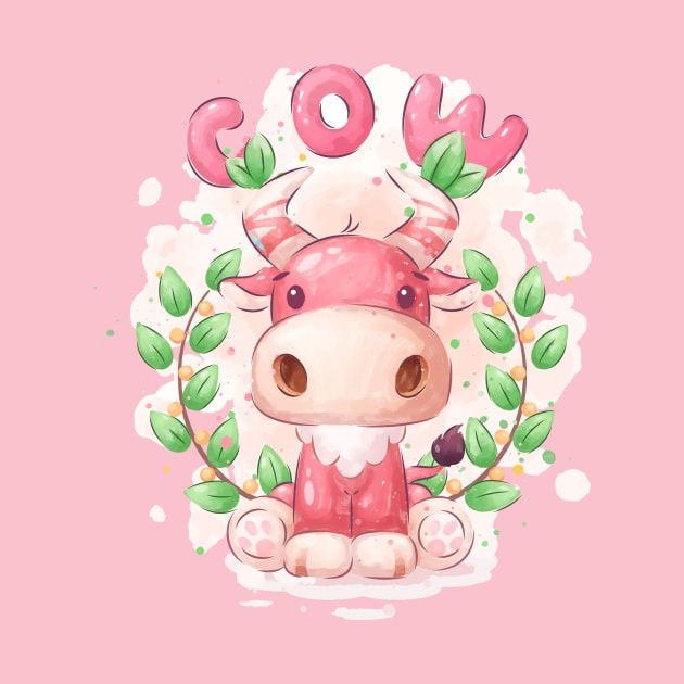 Sweet Baby Cow by KOTOdesign