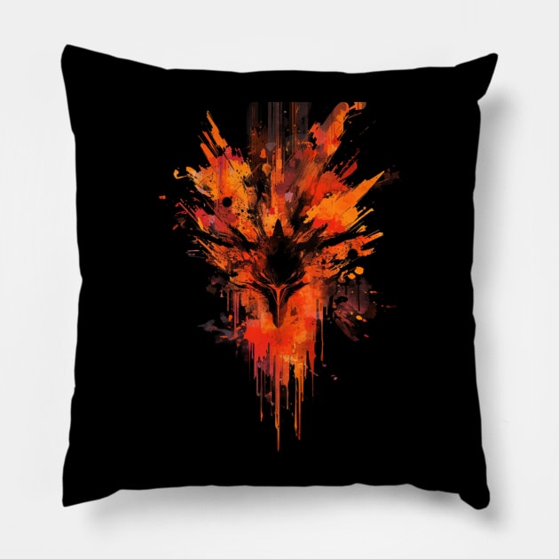 Dark Souls Pyromancy Pillow by KatelynnCold Brew