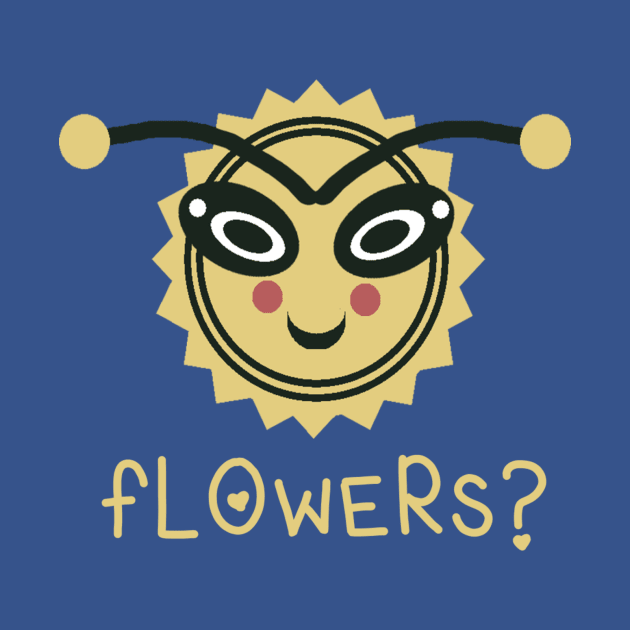 Bee Says, "Flowers???" by LochNestFarm