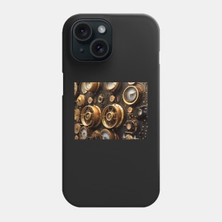 Steamship control panel in steampunk Phone Case