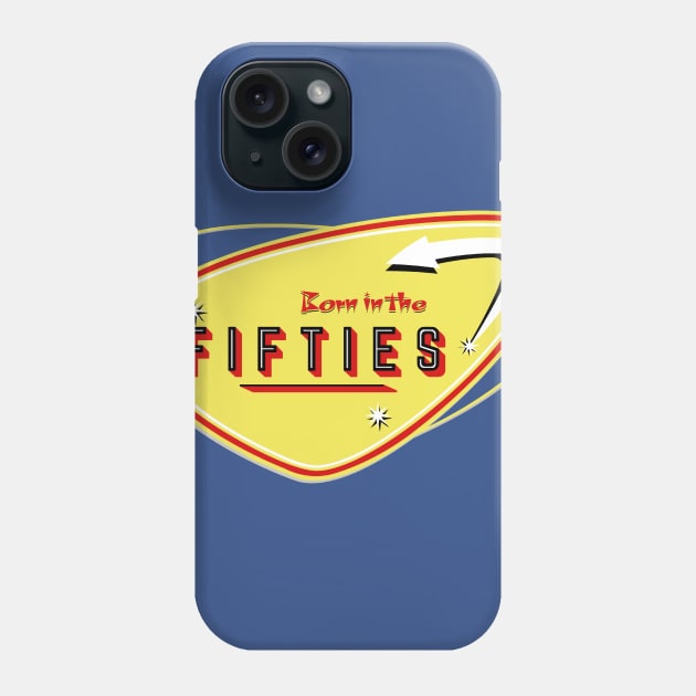 Born in the - Fifties Phone Case by AngoldArts