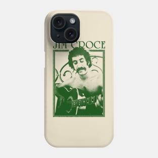 Jim Croce || Green Vintage Variant Phone Case