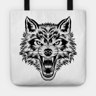 Angry Wolf Tote