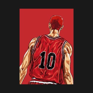 Slam Dunk Hanamichi Sakuragi vector T-Shirt