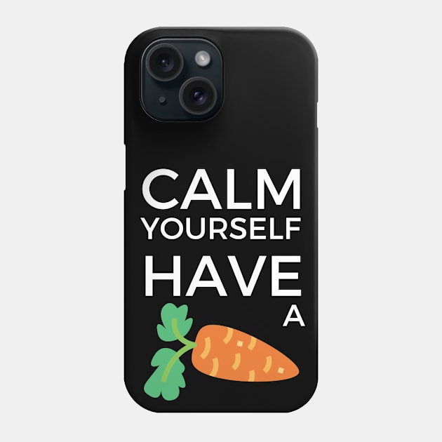 Tommyinnit Calm yourself have a carrot Phone Case by MBNEWS