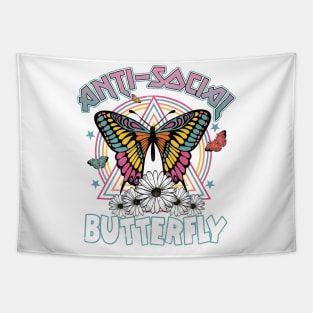 butterfly Anti social media Tapestry