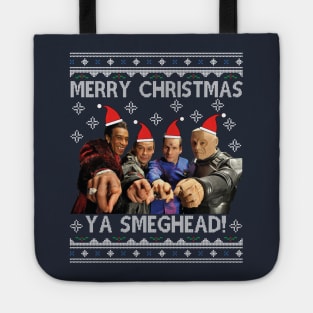 Red Dwarf Merry Christmas Ya Smeghead Tote