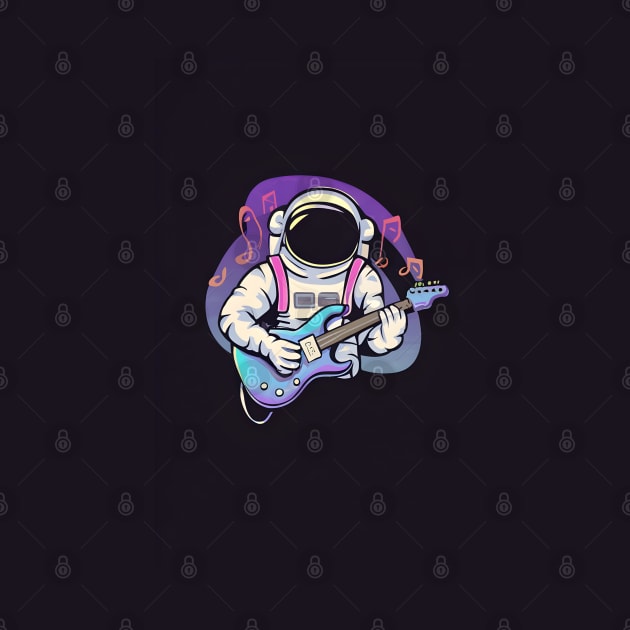 Guitarist Astronaut by Spaceboyishere