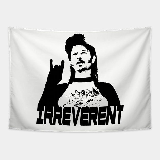 IRREVERENT (Black) Tapestry by Zombie Squad Clothing