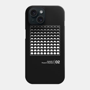 Jurassic 5 / Minimalist Style Graphic Design Artwork Phone Case