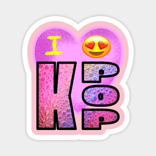 I LOVE K-POP Magnet