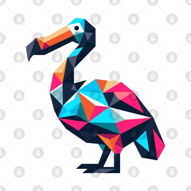 Geometric Dodo Bird by inotyler