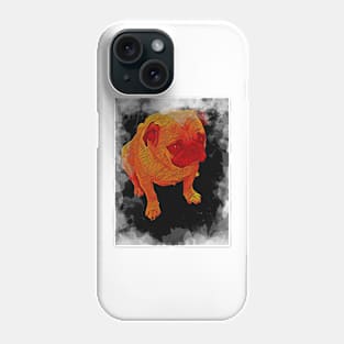 Sitting Pug Dog Phone Case