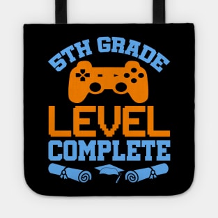 5th Grade Level Complete Video Gamer T-Shirt Graduation Gift Tote