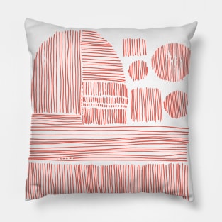 Abstract Line Art Pillow