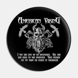 American Viking Pin