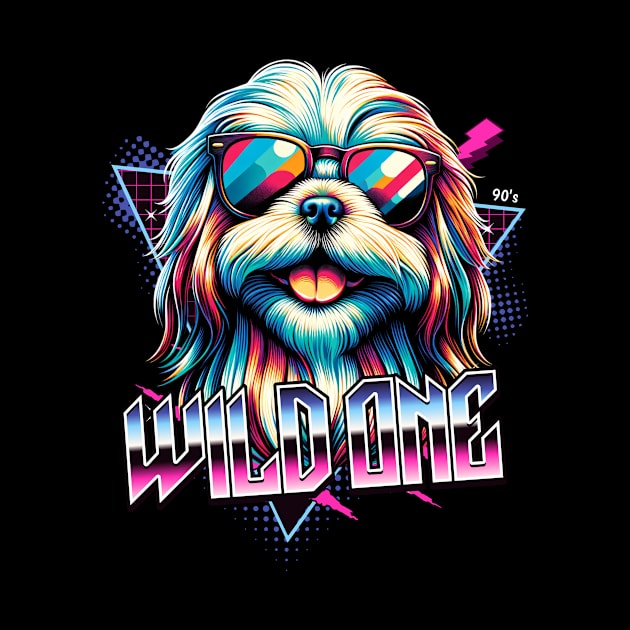 Wild One Shih Tzu by Miami Neon Designs