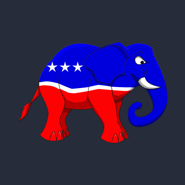 Republican Elephant by Wickedcartoons