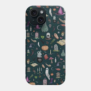 Spooky Halloween Harvest Pattern Phone Case