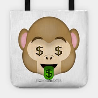 Monkey Money Emoji Tote