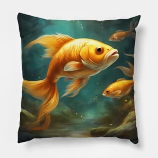 Fascinating Fish Characters Pillow