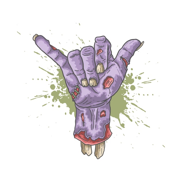 Zombie Shaka by WMKDesign